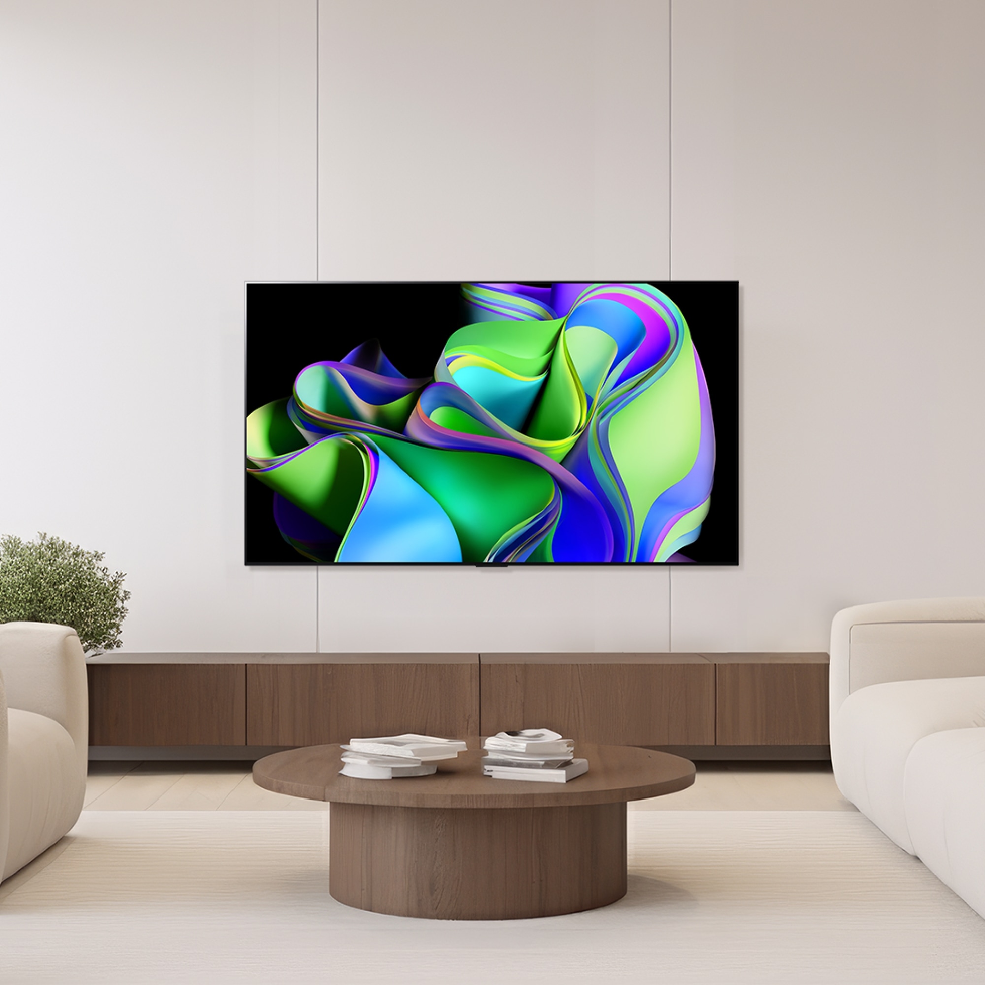 TV LG 올레드 evo (벽걸이형) (OLED65C3SW.AKRG) 줌이미지 1