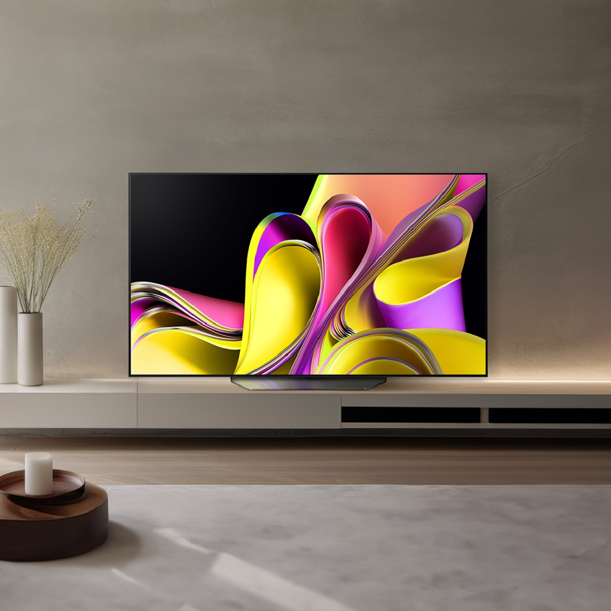 TV LG 올레드 TV (스탠드형) (OLED77B3SS.AKRG) 줌이미지 1