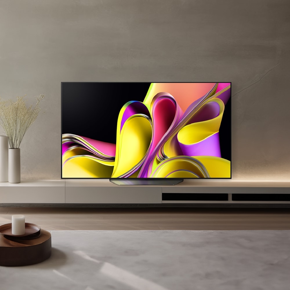 TV LG 올레드 TV (스탠드형) (OLED77B3SS.AKRG) 메인이미지 1