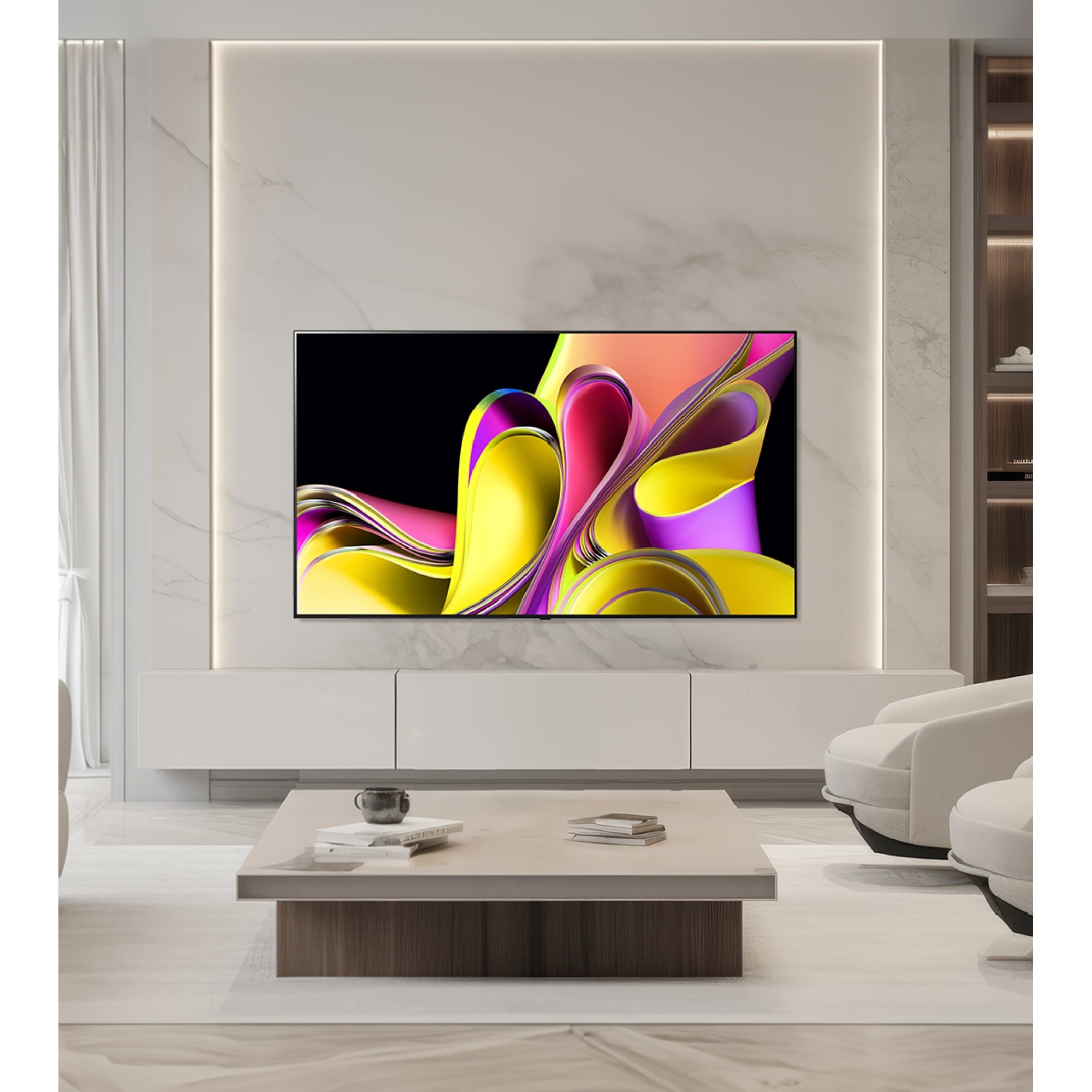 TV LG 올레드 TV (벽걸이형) (OLED65B3SW.AKRG) 줌이미지 0