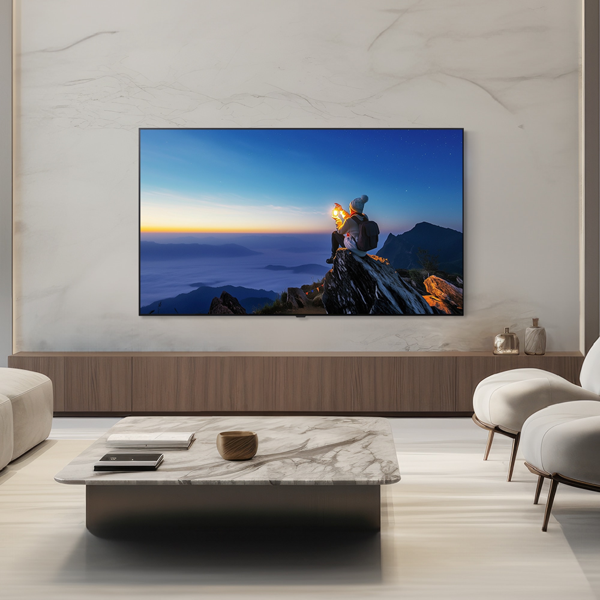 TV LG 올레드 TV (벽걸이형) (OLED77A3SW.AKRG) 줌이미지 1