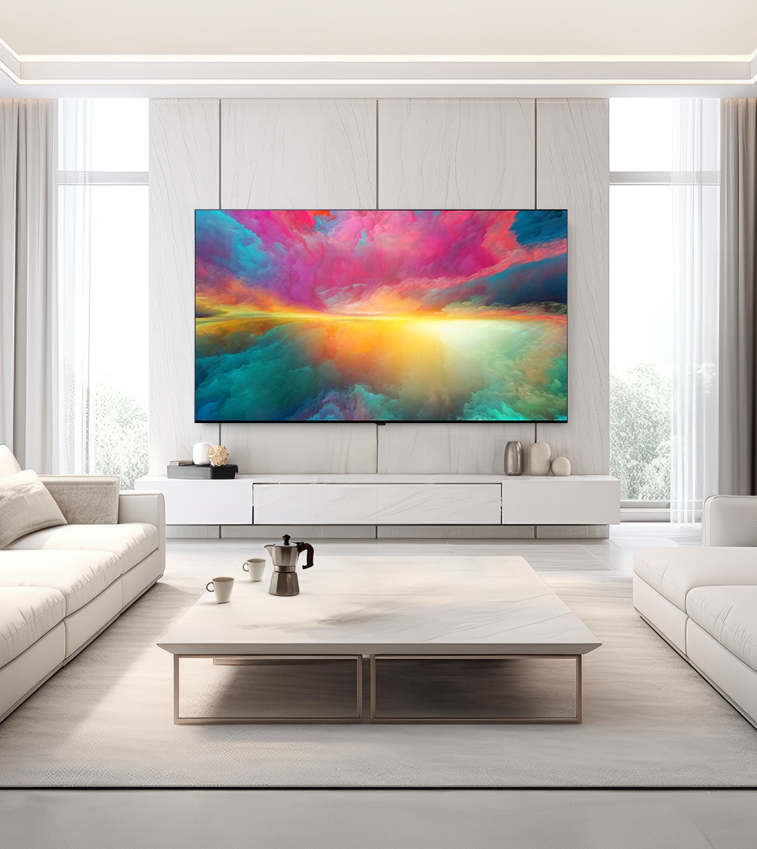 TV LG QNED TV (벽걸이형) (75QNED70ERW.AKRG) 메인이미지 0