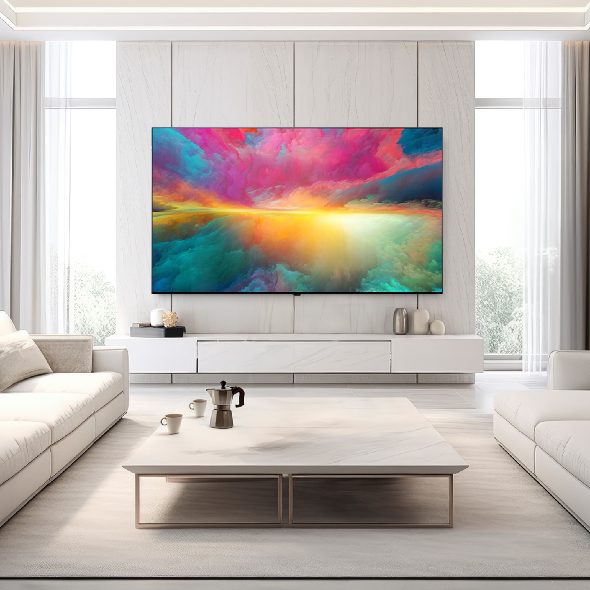 TV LG QNED TV (벽걸이형) (75QNED70ERW.AKRG) 줌이미지 1