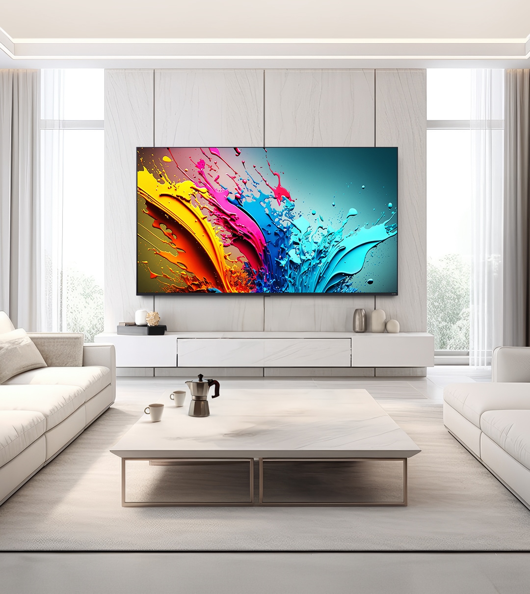 TV LG QNED TV (벽걸이형) (75QNED85TKW.AKRG) 메인이미지 0