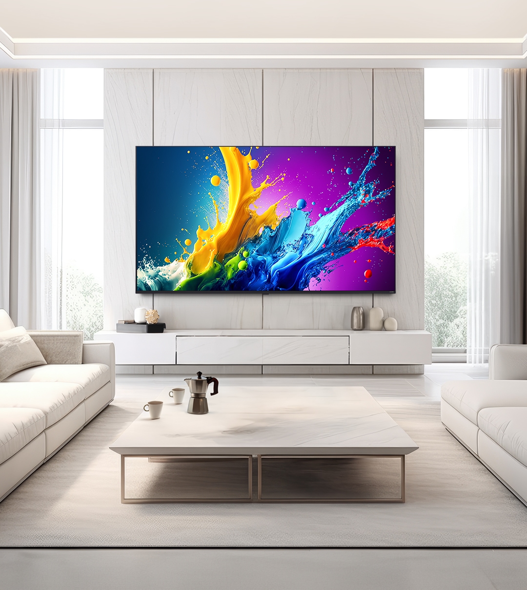 TV LG QNED TV (벽걸이형) (86QNED80TKW.AKRG) 메인이미지 0