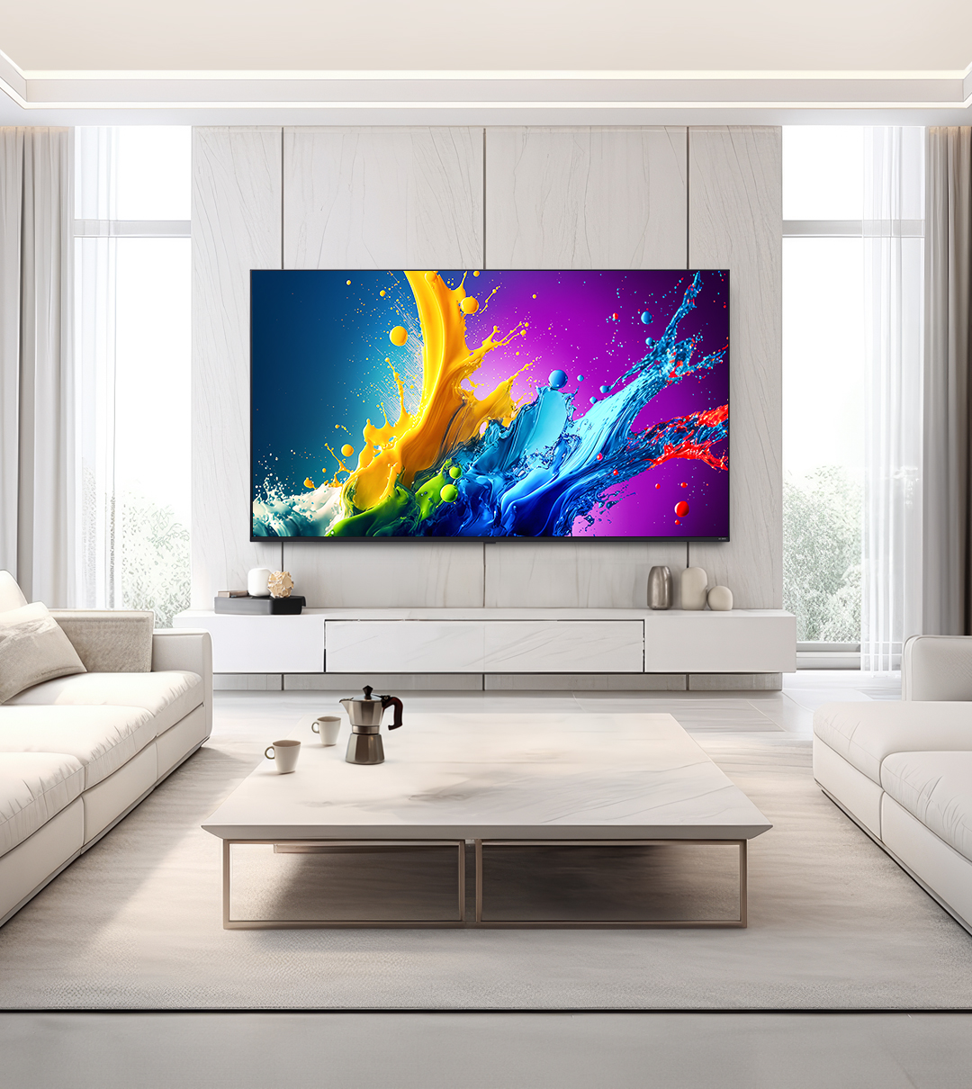 TV LG QNED TV (벽걸이형) (75QNED80TKW.AKRG) 메인이미지 0