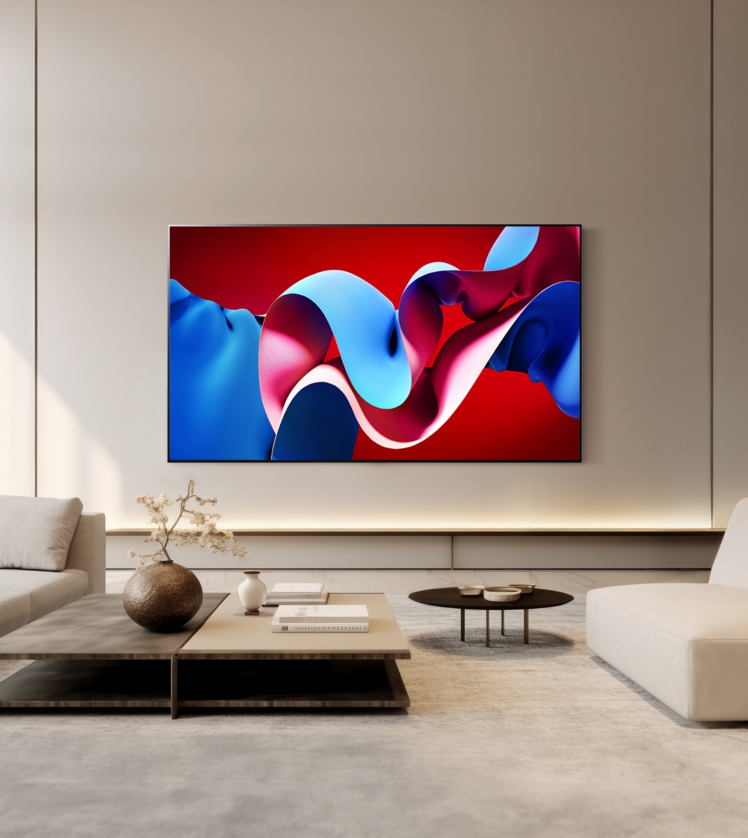 TV LG 올레드 evo (벽걸이형) (OLED77C4QW.AKRG) 메인이미지 0