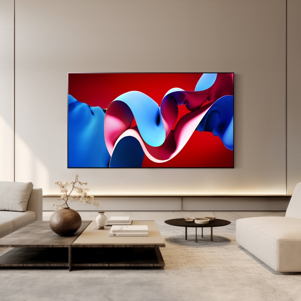 TV LG 올레드 evo (벽걸이형) (OLED77C4QW.AKRG) 메인이미지 1