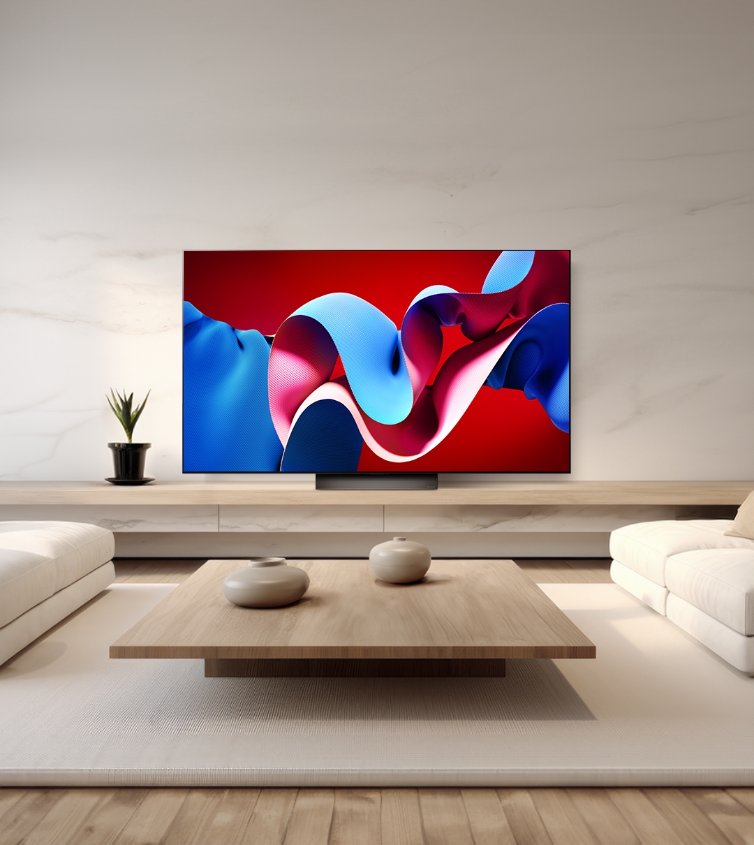 TV LG 올레드 evo (스탠드형) (OLED65C4ES.AKRG) 메인이미지 0