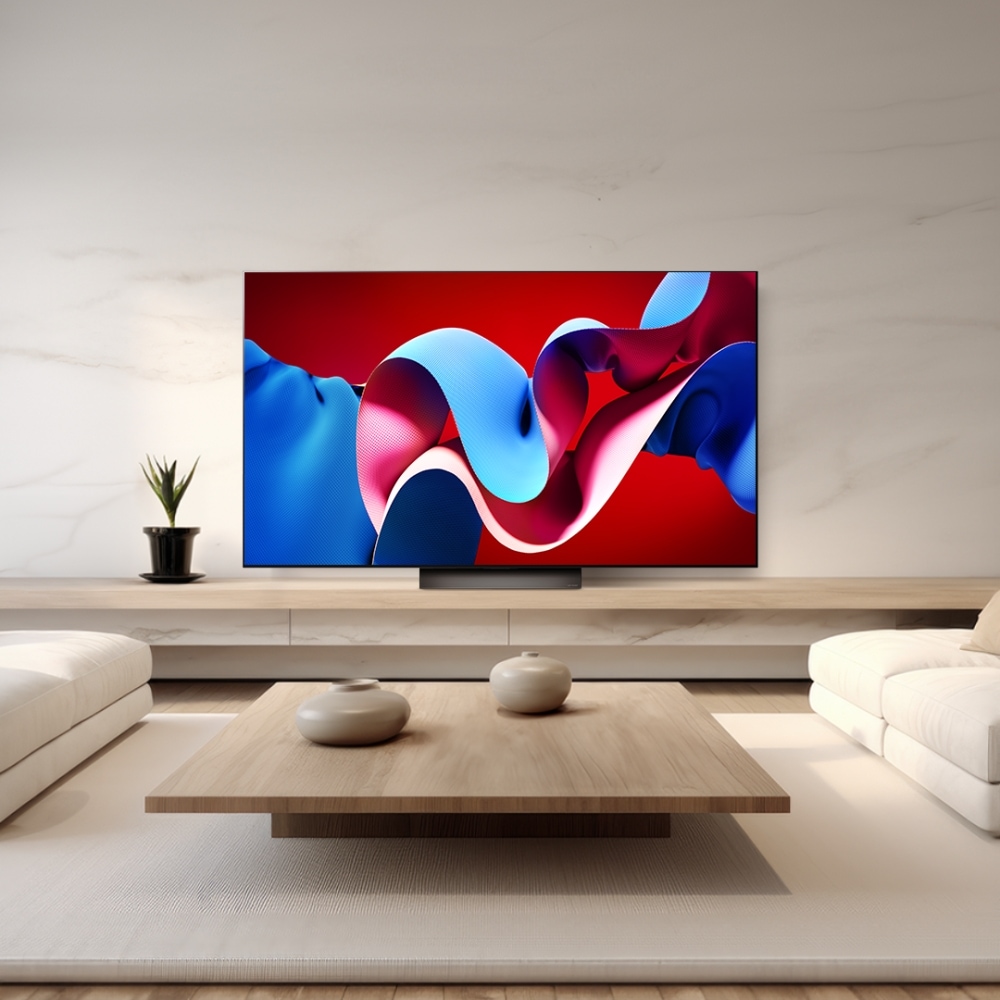 TV LG 올레드 evo (스탠드형) (OLED65C4ES.AKRG) 메인이미지 1