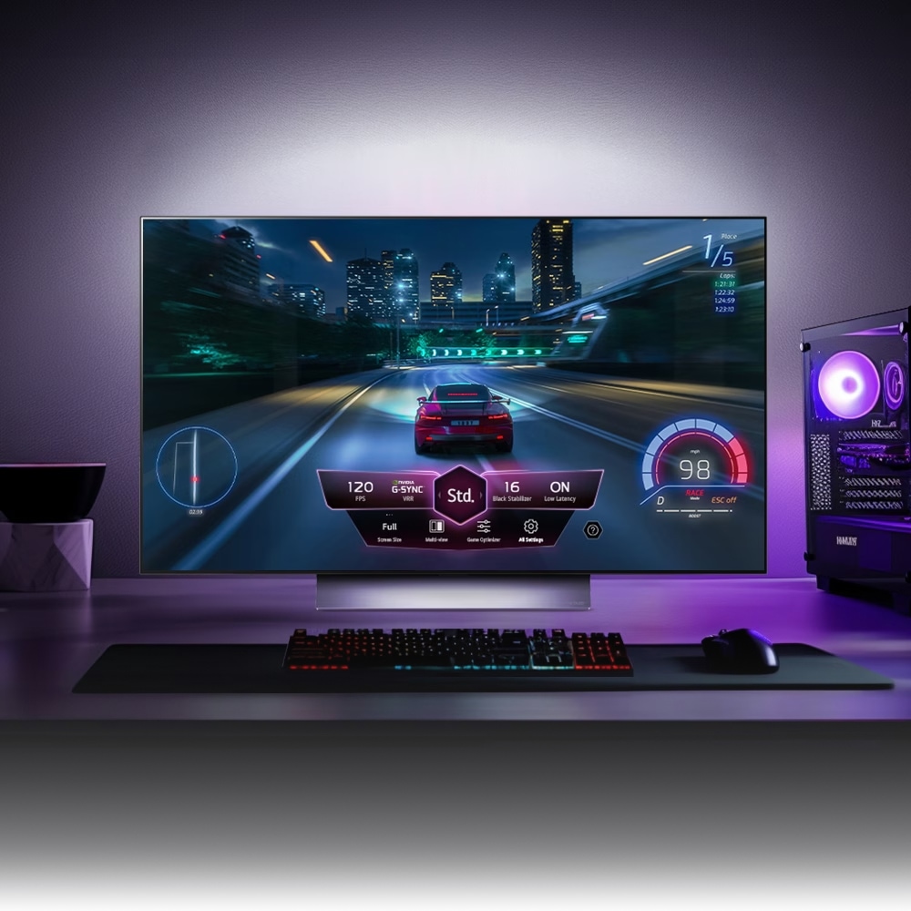 TV LG 올레드 evo (스탠드형) (OLED48C4ES.AKRG) 메인이미지 0