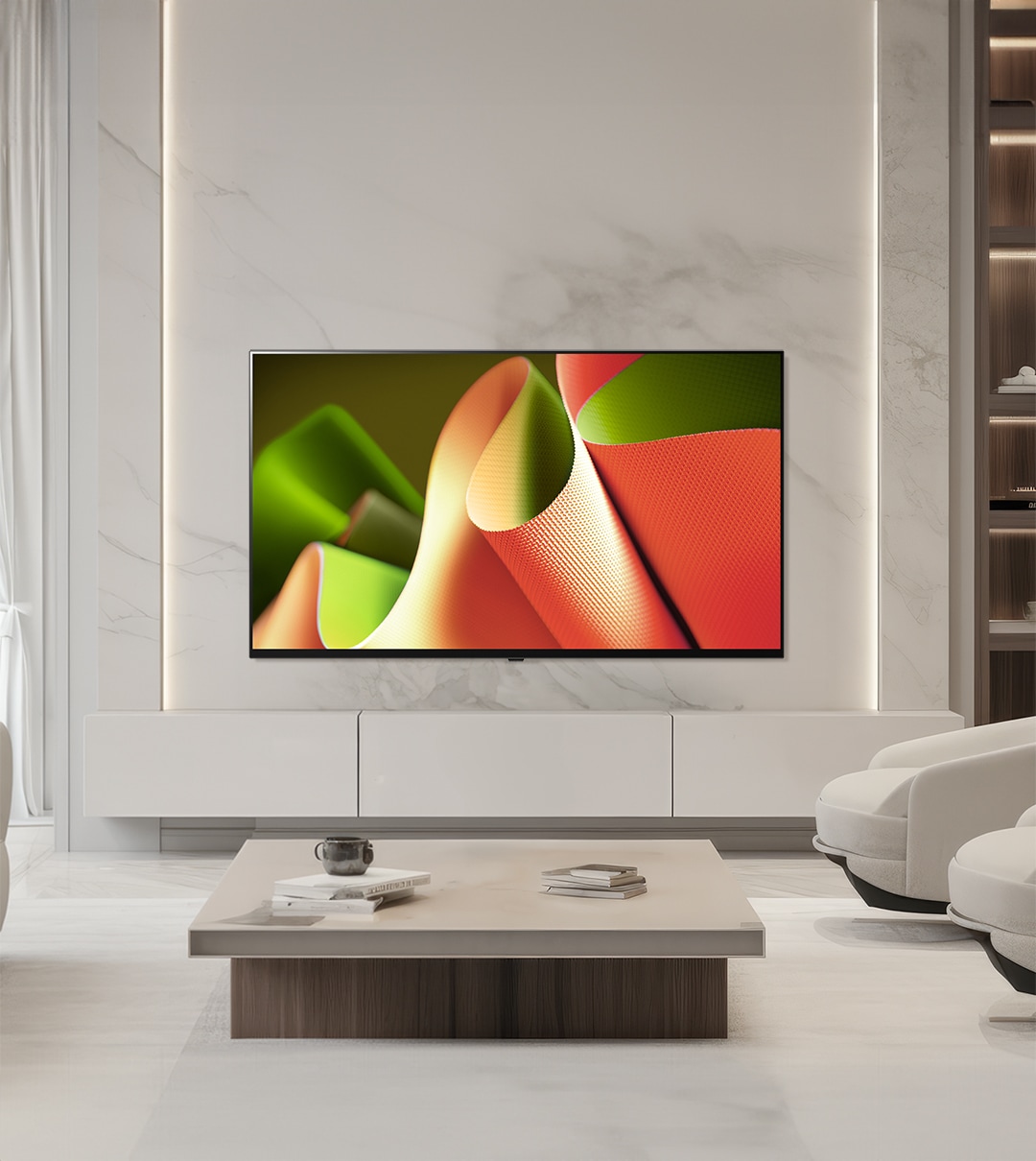 TV LG 올레드 TV (벽걸이형) (OLED55B4KW.AKRG) 메인이미지 0