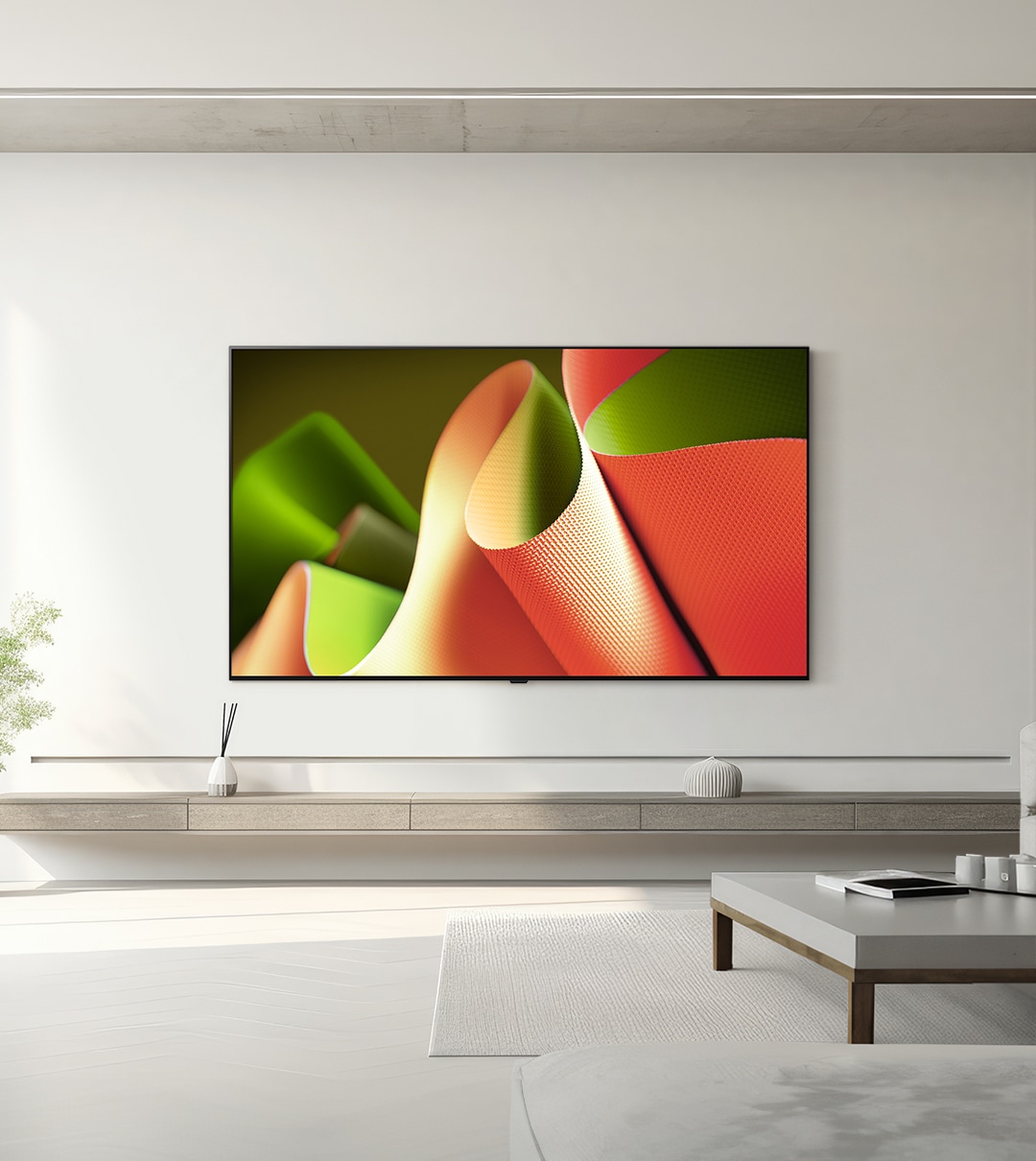 TV LG 올레드 TV (벽걸이형) (OLED77B4SW.AKRG) 메인이미지 0
