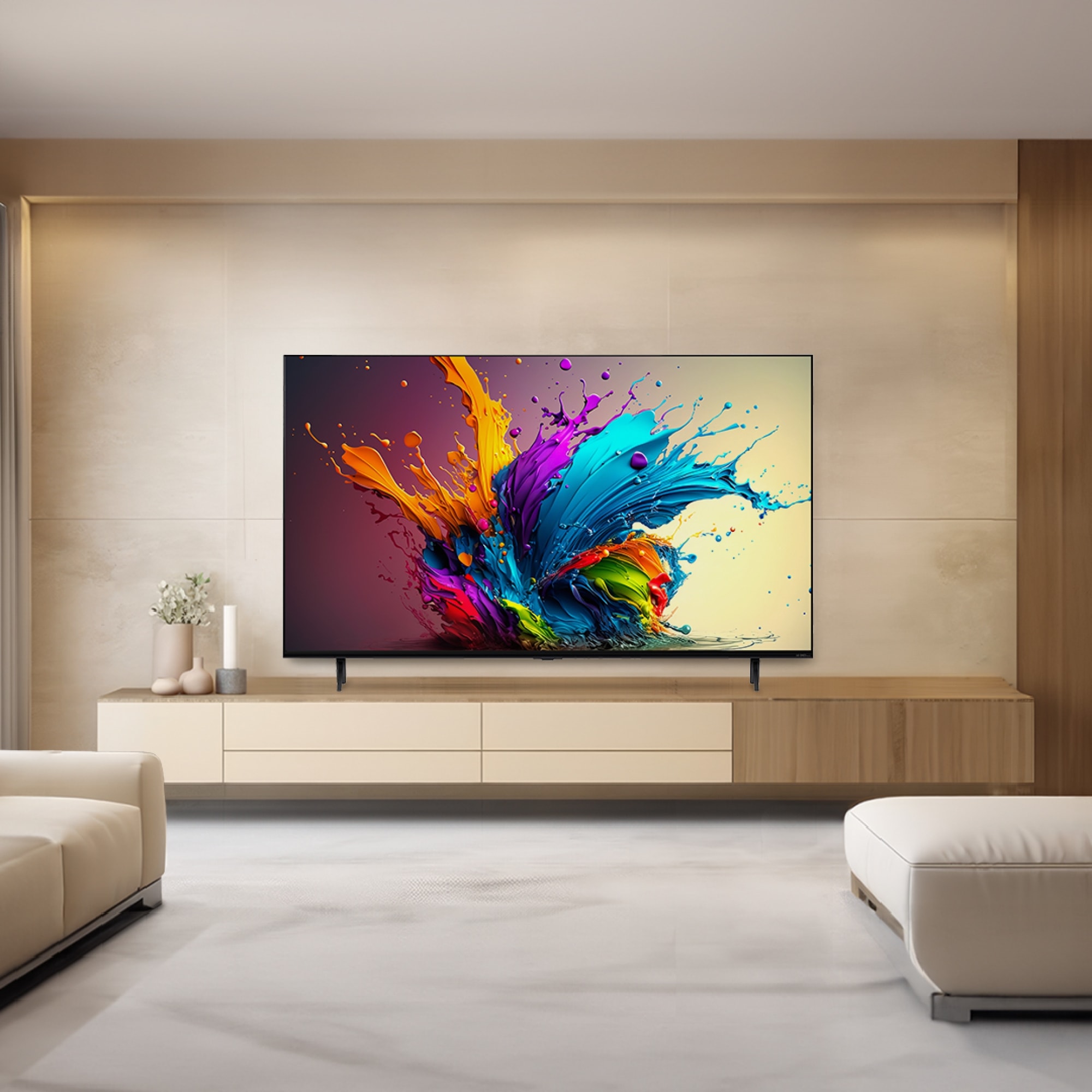 TV LG QNED evo (스탠드형) (65QNED90KQA.AKRG) 줌이미지 1