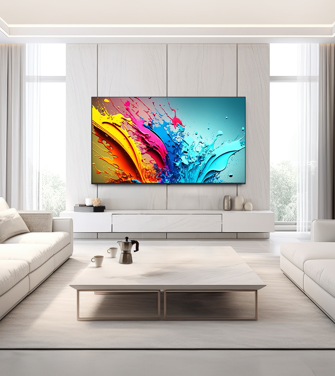 TV LG QNED evo (벽걸이형) (55QNED85KQW.AKRG) 메인이미지 0