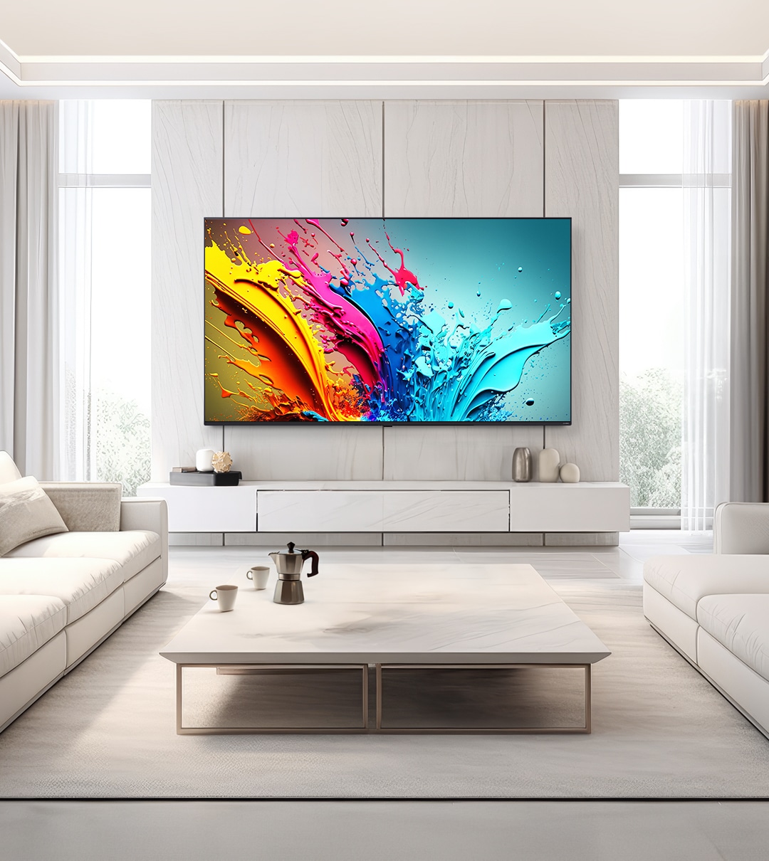 TV LG QNED evo (벽걸이형) (65QNED85KQW.AKRG) 메인이미지 0