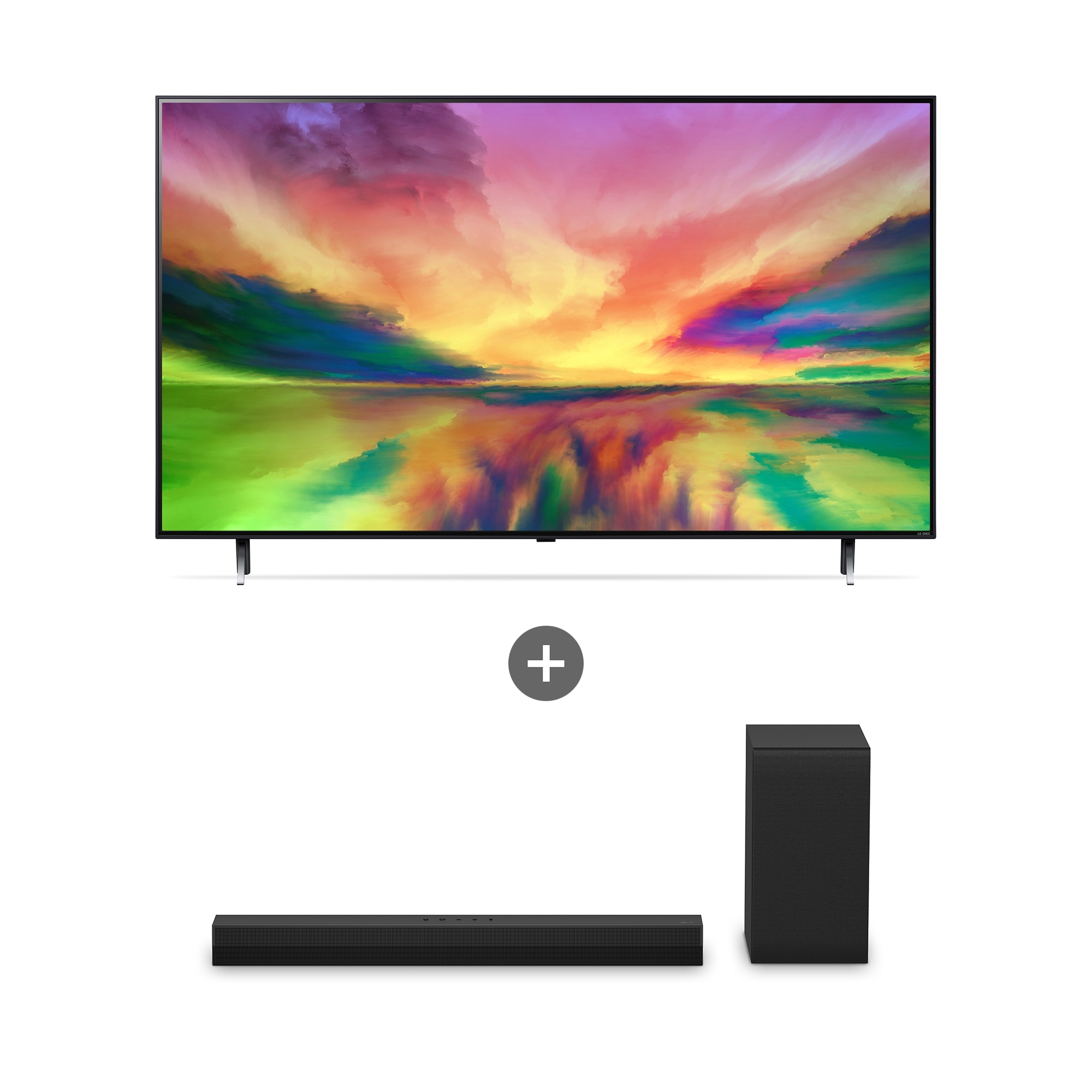 TV LG QNED TV (스탠드형) + LG 사운드바   (65QNED80KRS.AS40T) 줌이미지 0