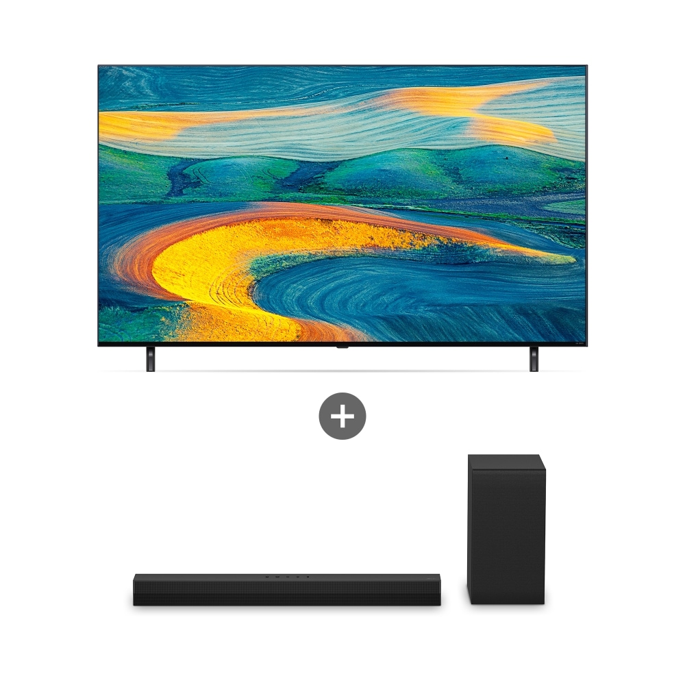 TV LG QNED TV (스탠드형) + LG 사운드바   (75QNED7SKQS.AS40T) 메인이미지 0