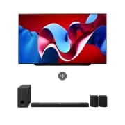 TV LG 올레드 evo (스탠드형) + LG 사운드바   (OLED83C4QS.AS95TR) 썸네일이미지 0