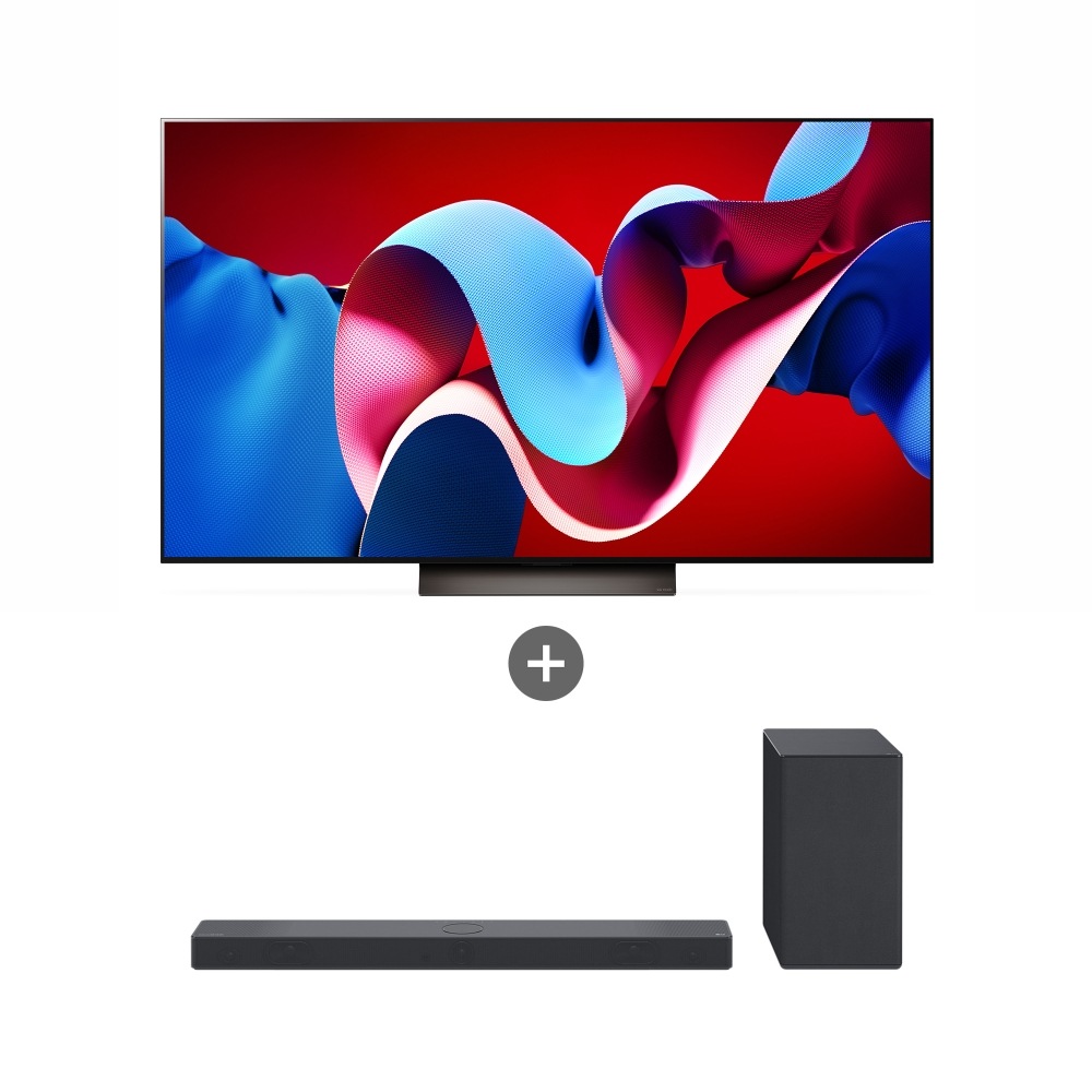 TV LG 올레드 evo (스탠드형) + LG 사운드바   (OLED77C4QS.ASC9S) 메인이미지 0