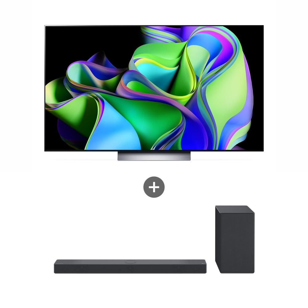 TV LG 올레드 evo (스탠드형) + LG 사운드바   (OLED77C3XNA.ASC9S) 메인이미지 0