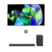 TV LG 올레드 evo (벽걸이형) + LG 사운드바   (OLED77C3XW.ASC9S) 썸네일이미지 0