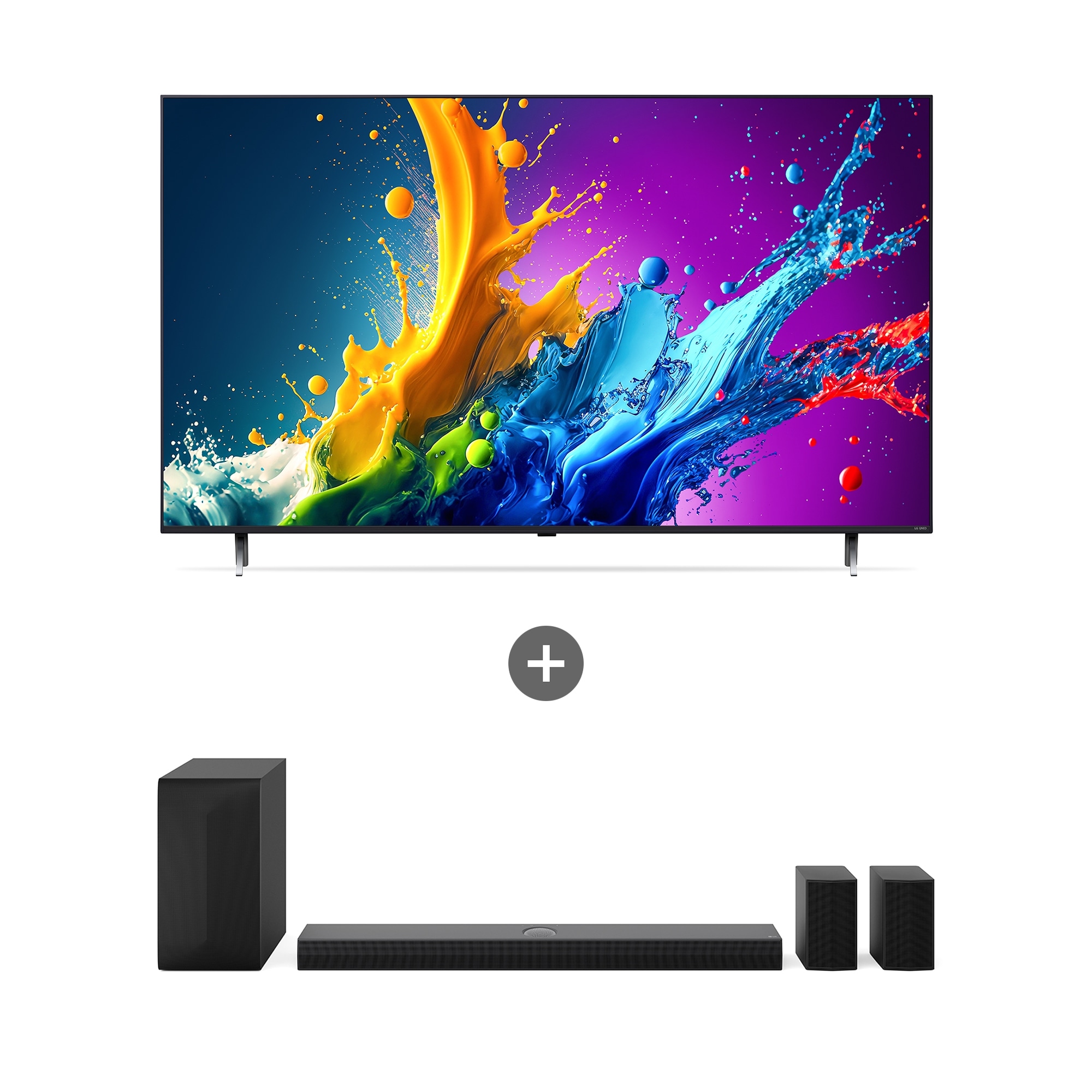 TV LG QNED TV (스탠드형) + LG 사운드바   (86QNED80TKS.AS70TR) 줌이미지 0
