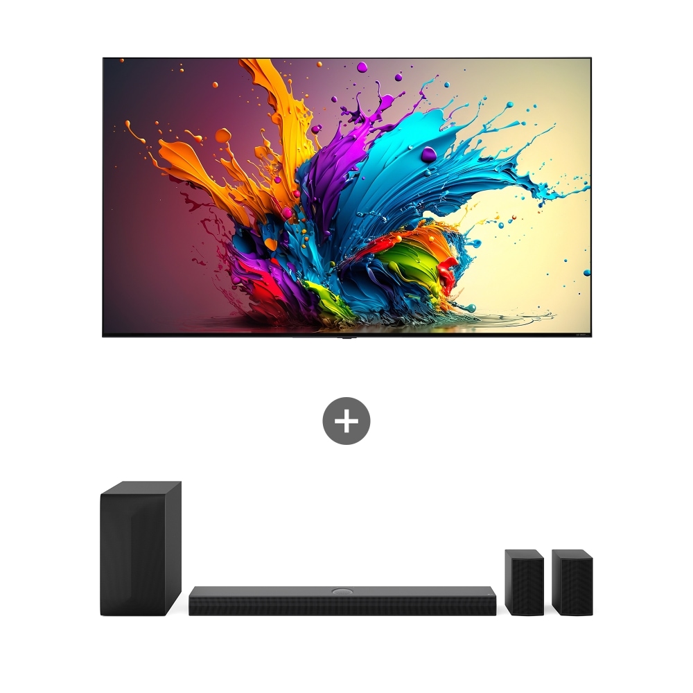 TV LG QNED evo (벽걸이형) + LG 사운드바   (75QNED91TKW.AS70TR) 메인이미지 0