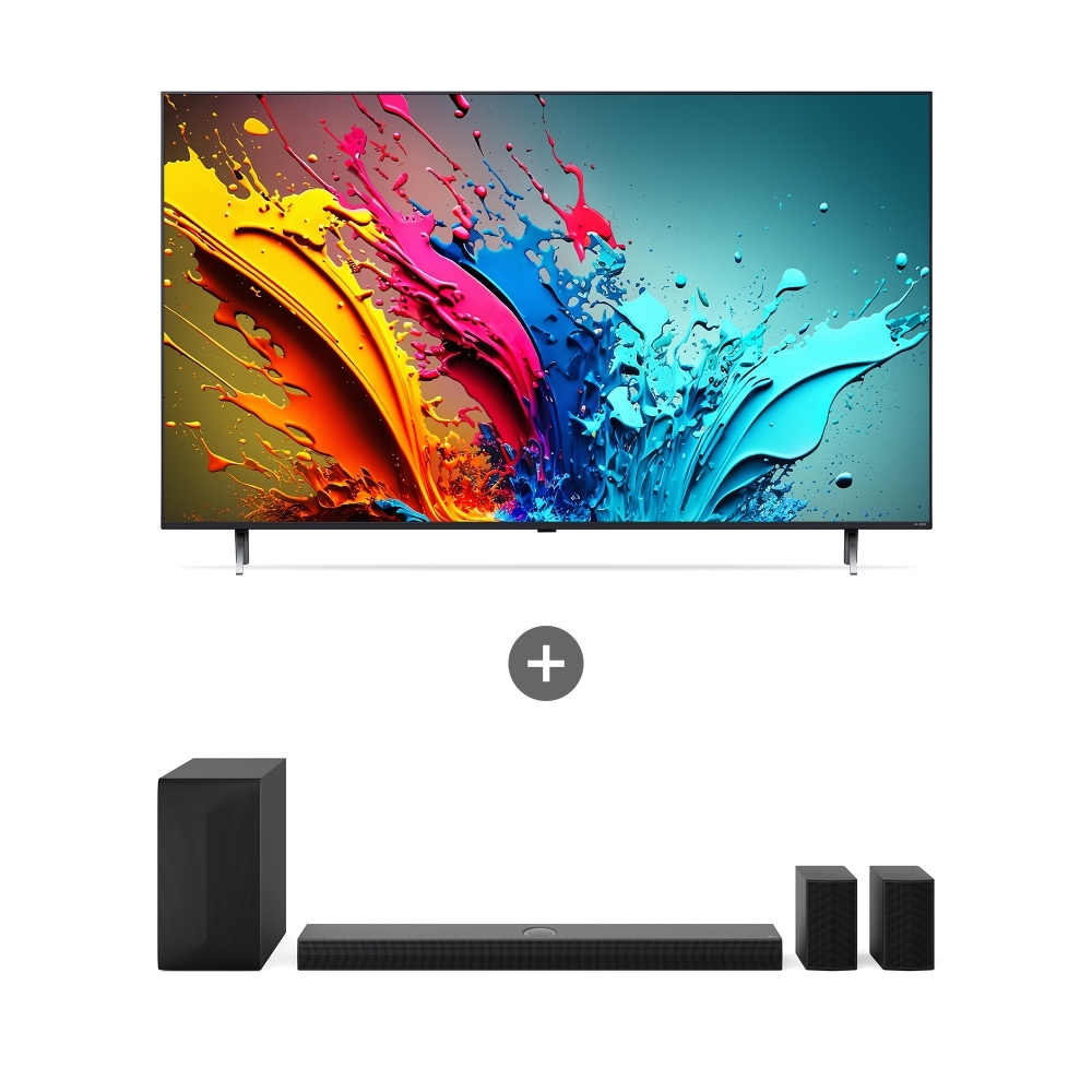 TV LG QNED TV (스탠드형) + LG 사운드바   (75QNED85TKS.AS70TR) 메인이미지 0