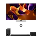 TV LG 올레드 evo (스탠드형) + LG 사운드바  (OLED55G4KS.AS95TR) 썸네일이미지 0