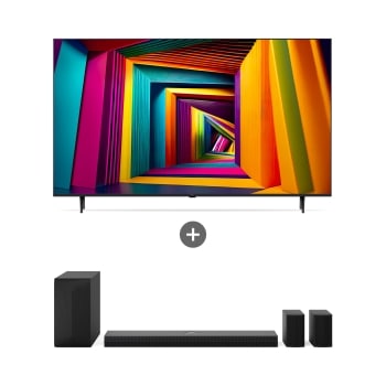 LG 울트라 HD TV (스탠드형) <br> + LG 사운드바