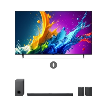 LG QNED TV (스탠드형) <br> + LG 사운드바