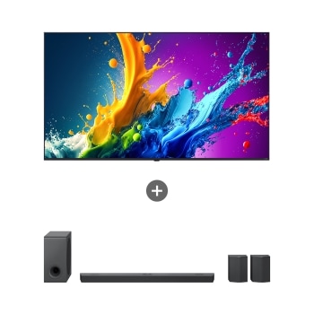 LG QNED TV (벽걸이형) <br> + LG 사운드바