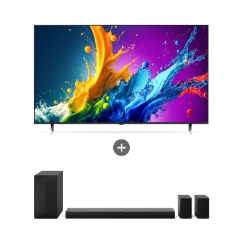 LG QNED TV (스탠드형) <br> + LG 사운드바