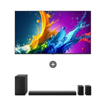 LG QNED TV (벽걸이형) <br> + LG 사운드바