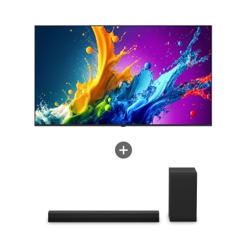 LG QNED TV (벽걸이형) <br> + LG 사운드바