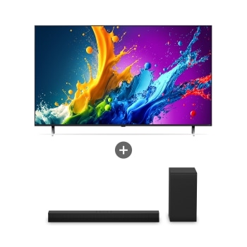 LG QNED TV (스탠드형) <br> + LG 사운드바