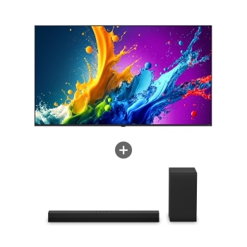 LG QNED TV (벽걸이형) <br> + LG 사운드바