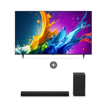 LG QNED TV (스탠드형) <br> + LG 사운드바