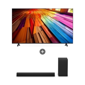 LG 울트라 HD TV (스탠드형) <br> + LG 사운드바