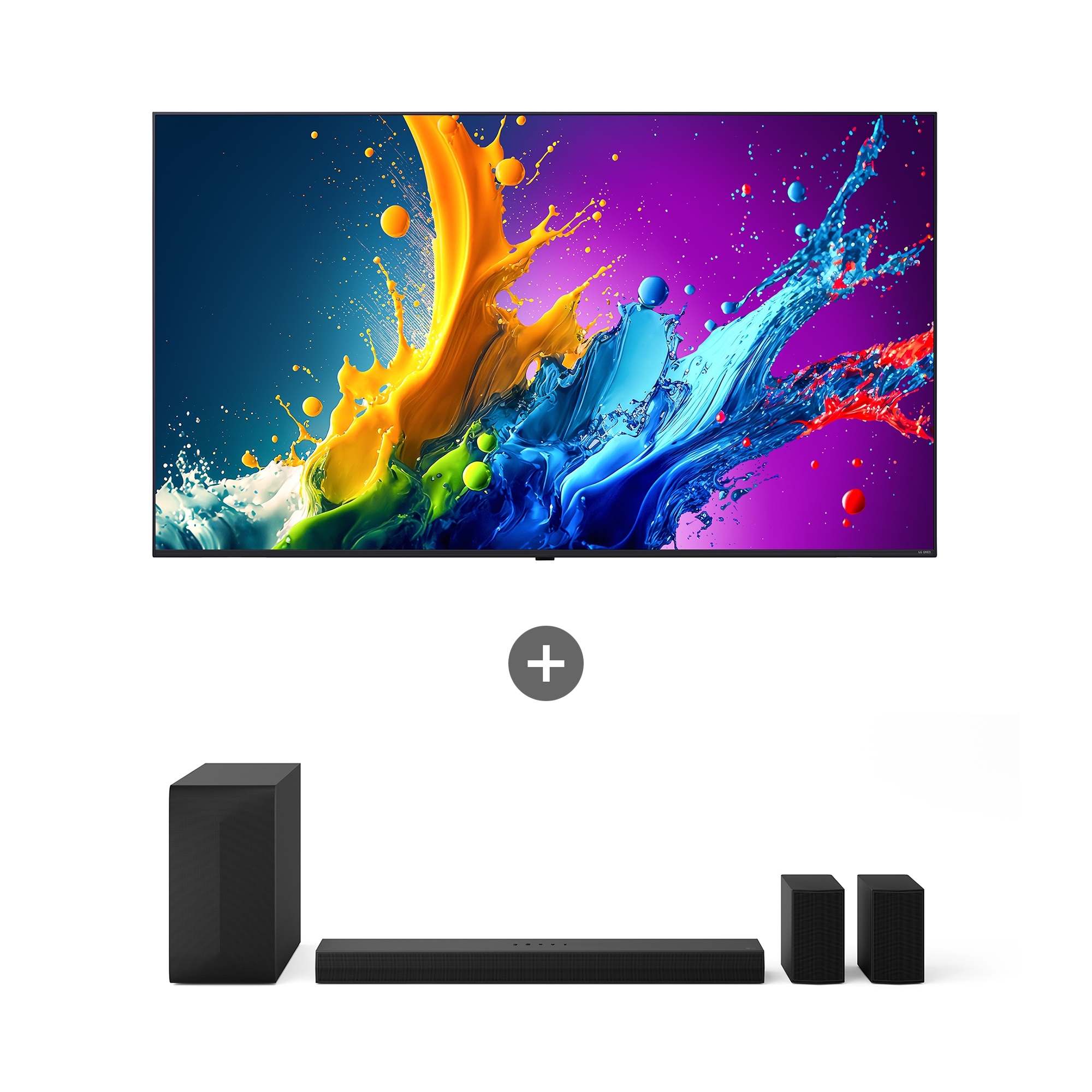 TV LG QNED TV (벽걸이형) + LG 사운드바 (86QNED65TBW.AS60TR) 줌이미지 1