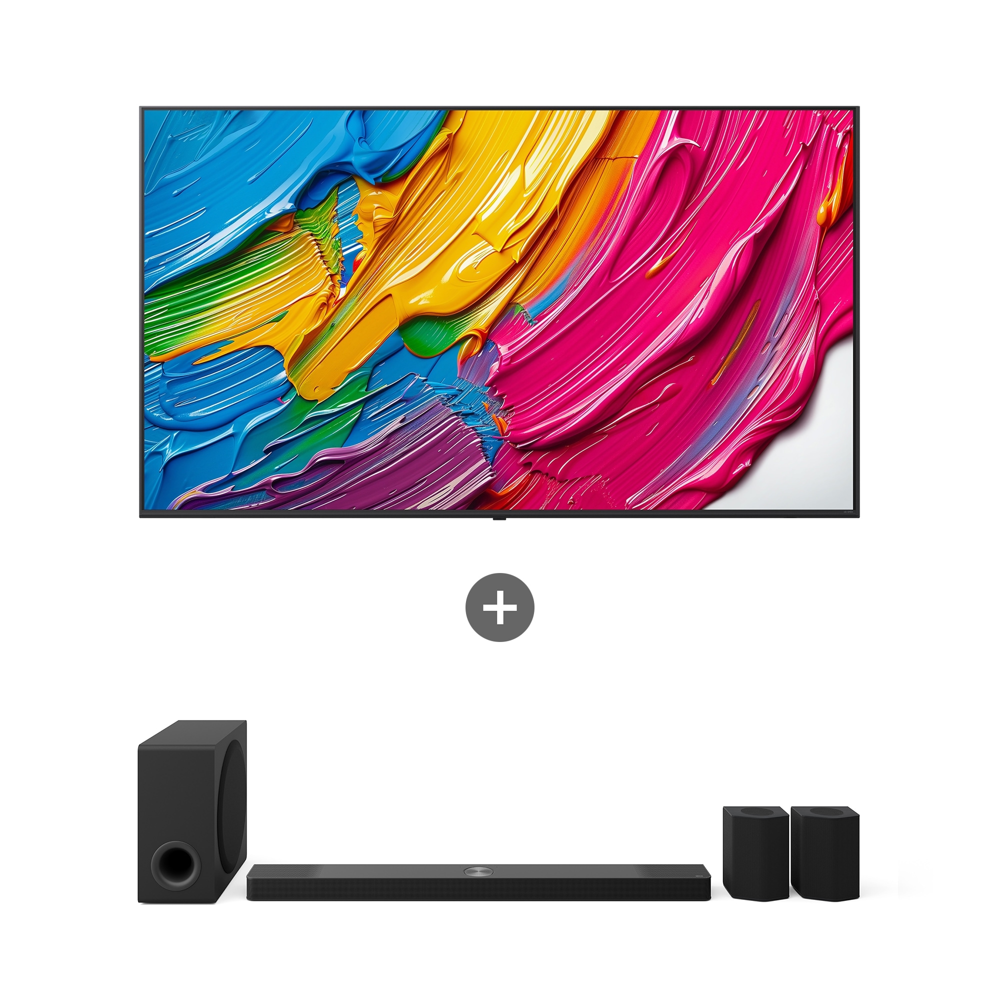 TV LG QNED AI (벽걸이형) + LG 사운드바 (86QNED65ABW.AS95TR) 줌이미지 1