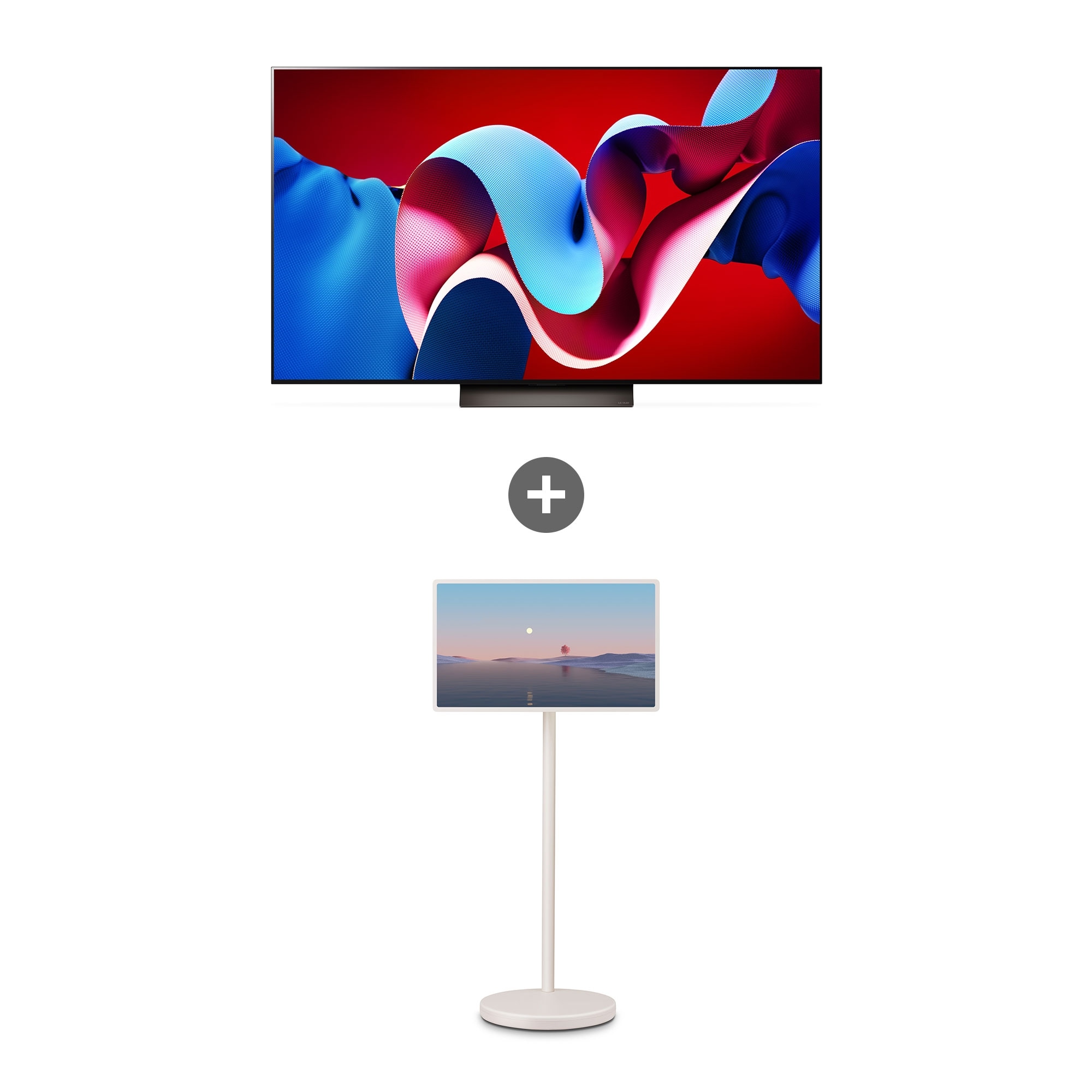 TV LG 올레드 evo (스탠드형) + LG 스탠바이미 2 (OLED65C4ESP.AKRG) 줌이미지 1