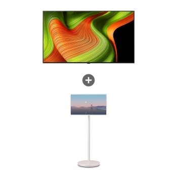 [구독/렌탈]LG 올레드 AI (벽걸이형) + LG 스탠바이미 2 OLED55B5NWP (자가관리/의무사용72개월/설치비포함)