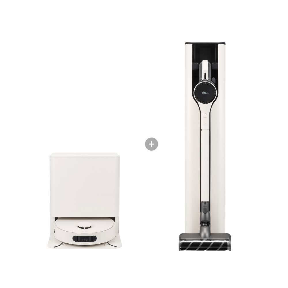 청소기 LG 코드제로 AI 오브제컬렉션 로보킹 올인원 + LG 코드제로 오브제컬렉션 A7 Core (AW1-730WA.CKOR) 메인이미지 0