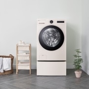워시콤보 LG 트롬 오브제컬렉션 워시콤보 + 키높이 수납함 (FH25EAEF.AKOR) 썸네일이미지 1