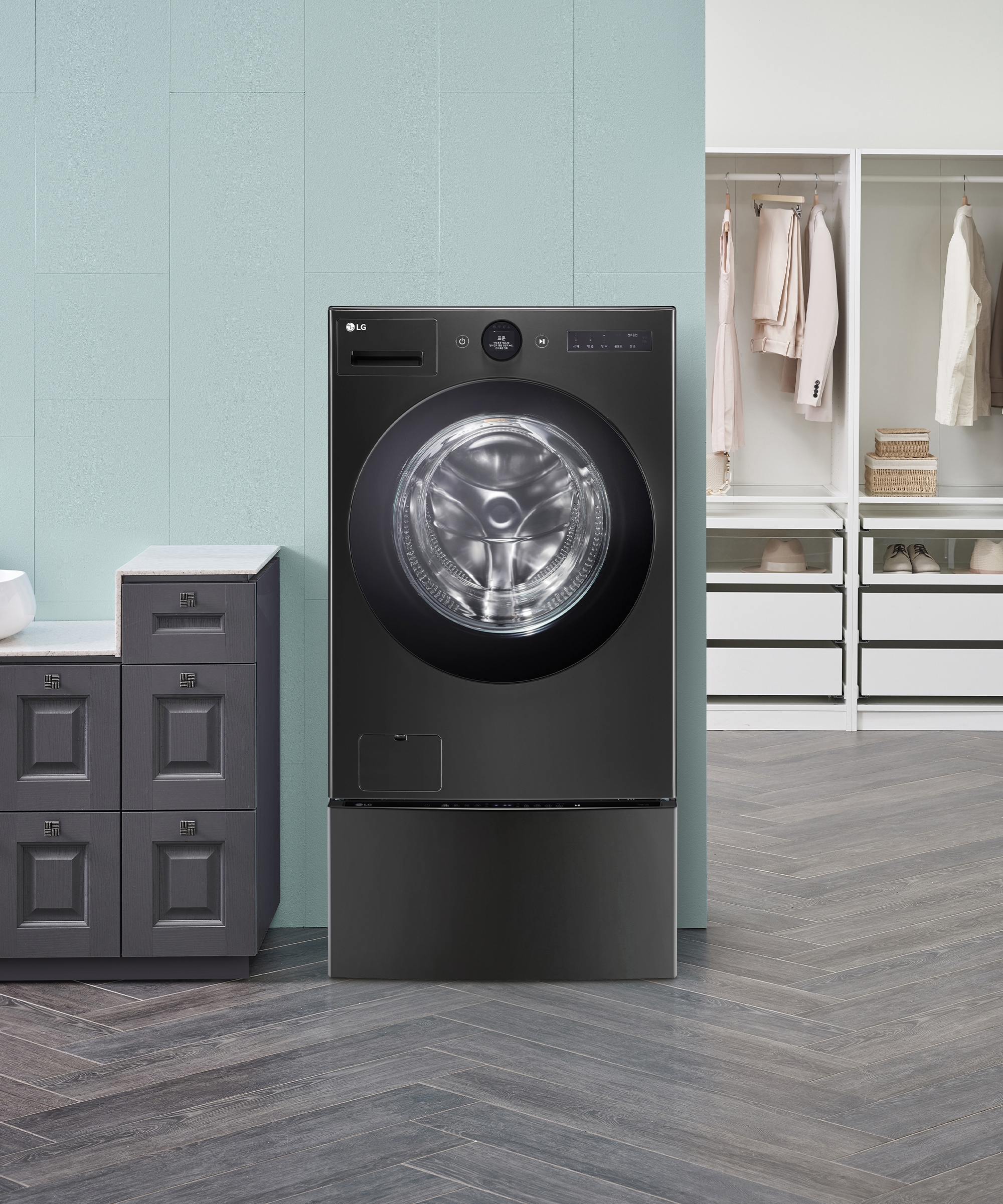 워시콤보 LG 트롬 오브제컬렉션 워시콤보 + 미니워시 (FH25KAX.CKOR) 메인이미지 0
