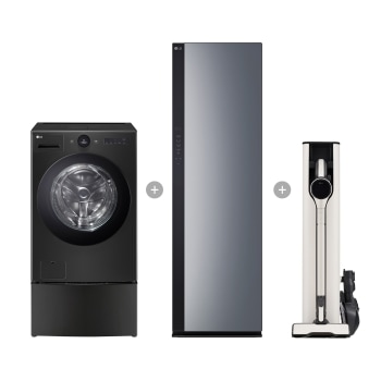 LG 트롬 오브제컬렉션 워시콤보 + LG 스타일러 + LG 코드제로 A9S