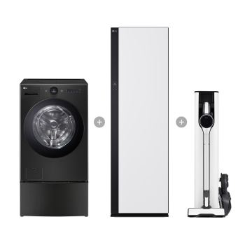 LG 트롬 오브제컬렉션 워시콤보 + LG 스타일러 + LG 코드제로 A9S