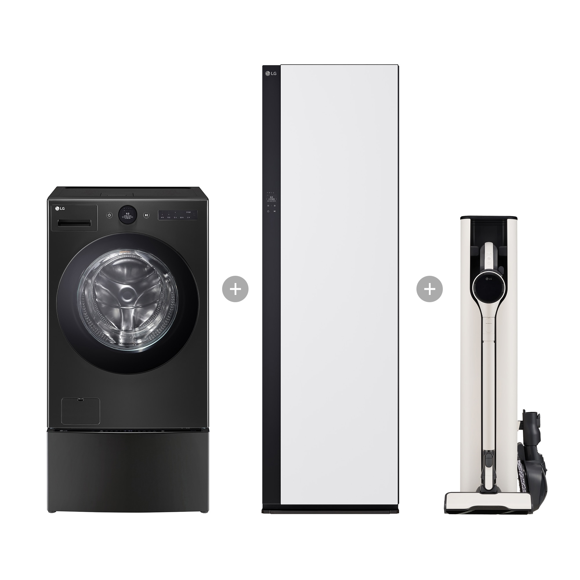 워시콤보 LG 트롬 오브제컬렉션 워시콤보 + LG 스타일러 + LG 코드제로 A9S (KAX-M8H-48W.CKOR) 줌이미지 1